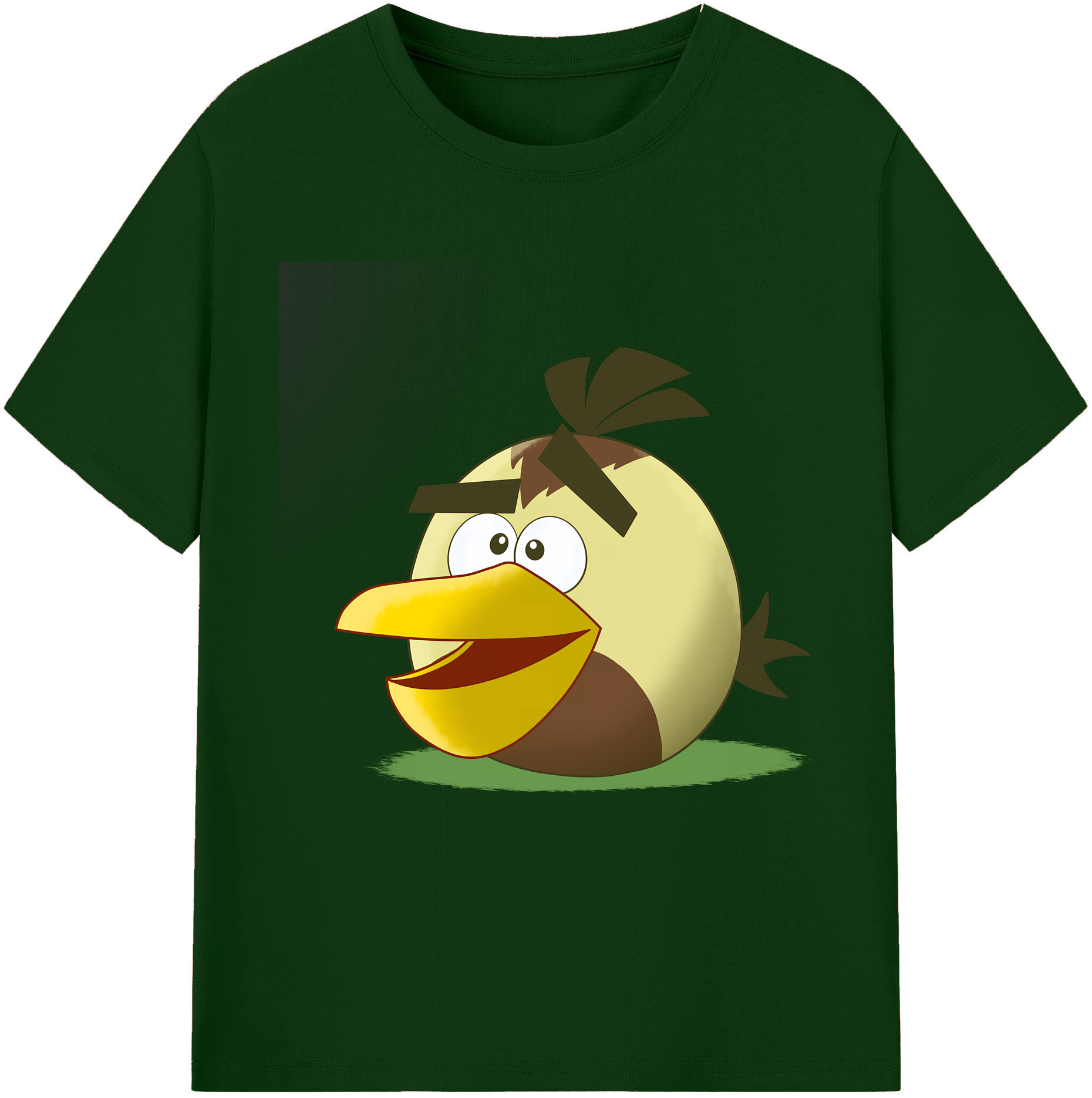 （画像用） Angry Birds アングリーバード 綿100％半袖Tシャツ（フロントプリント）